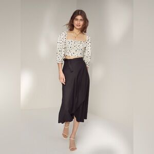 Wilfred Black Eleta Skirt Size L